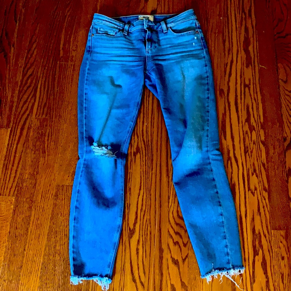 Paige Verdugo Ankle Skinny Jeans Sz26